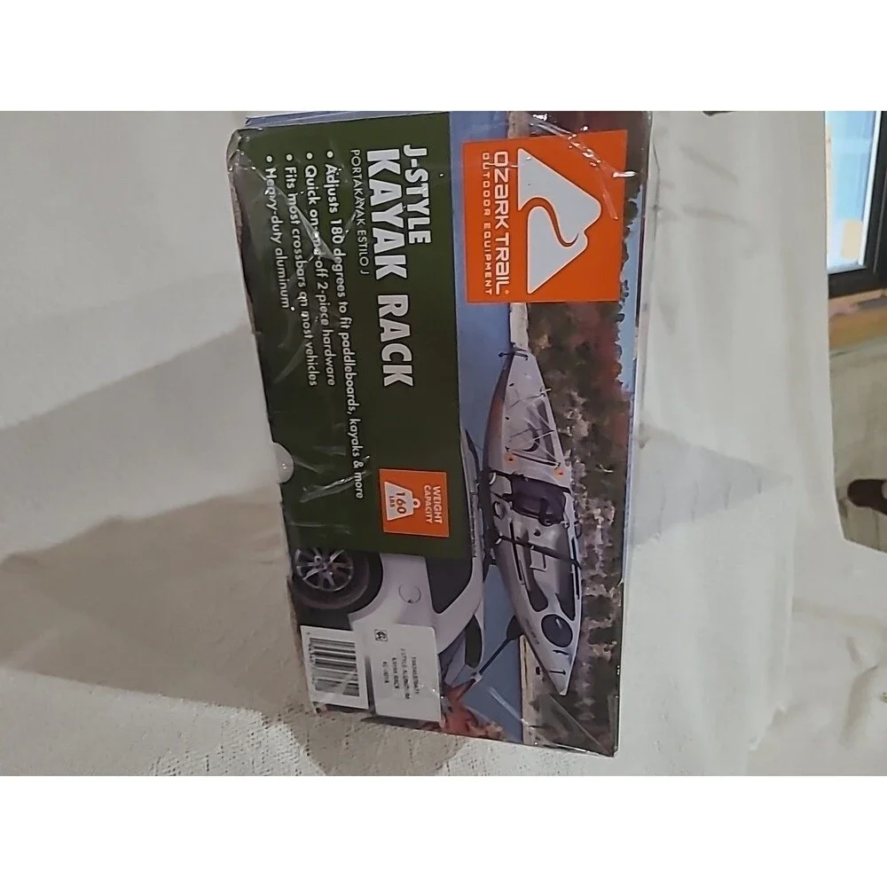 Ozark Trail J Style Kayak Rack 2-Pack Fits most vehicles have duty aluminum